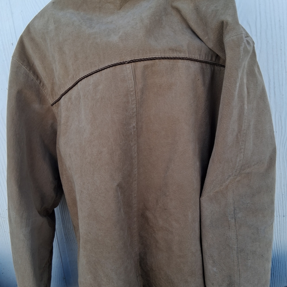 Men's Brown Performance Jacket Leather - Picture 3 of 4